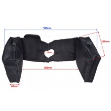 MOTOBRAŠNY S DRŽÁKEM NA NAVIGACI - ČERNÉ NA NÁDRŽ - BOČNÍ - (UNI)